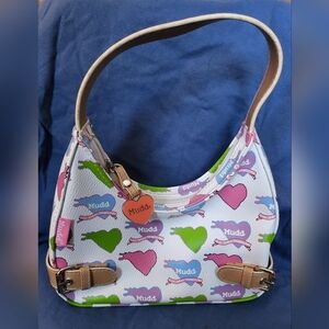 Mudd Heart Print Bag